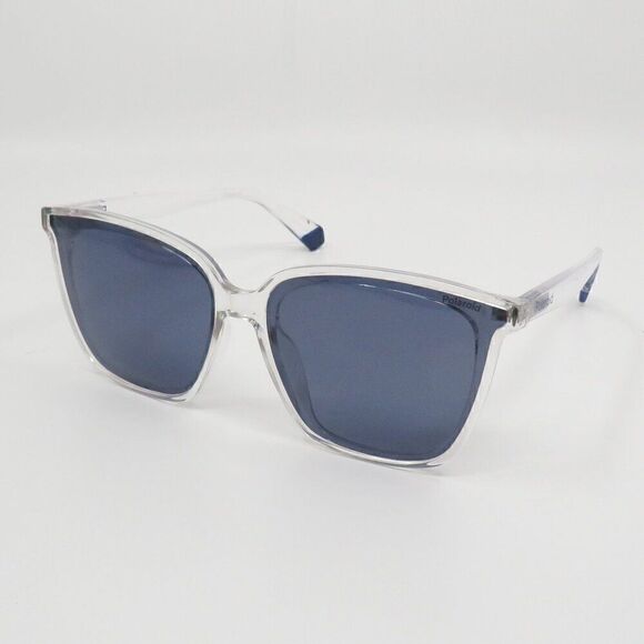 Polaroid New PLD 6163/F/S 900 Crystal/Solid Blue Sunglasses main image 6